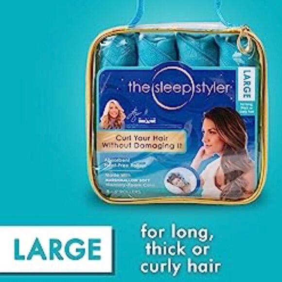 The Sleep Styler Large Like NEW In original package Curlers Overnight Curls - Picture 1 of 14